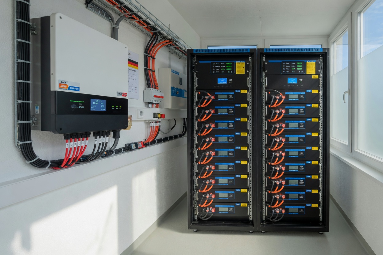 Professionelle 10,8 kWp Off-Grid Anlage mit großem Speicher